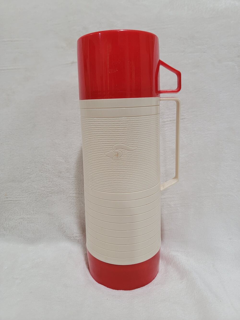 Vintage ALADDIN DURA-CLAD #2650E 32 Ounces 1 Quart Plastic Thermos Vacum Bottle
